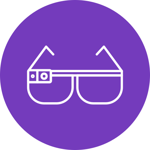 slimme bril Generic Flat icoon