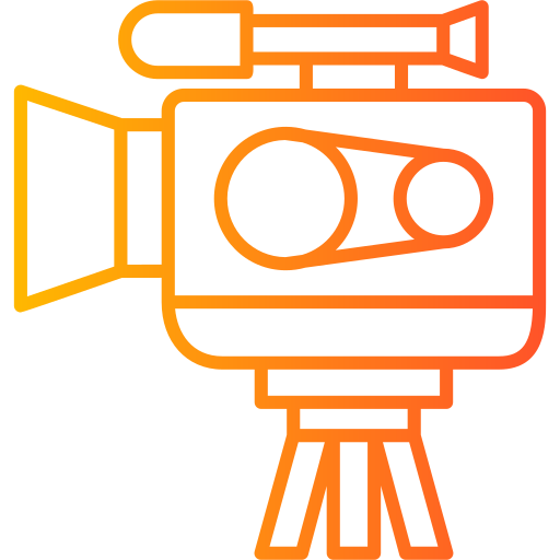 camara de video Generic Gradient icono