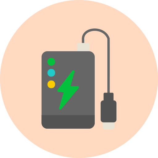 powerbank Generic Flat icon