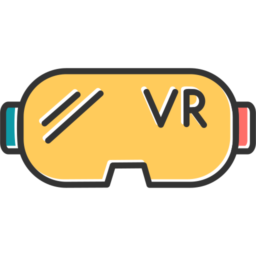 gafas de realidad virtual Generic Color Omission icono