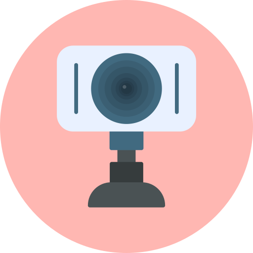 web camera Generic Flat icona