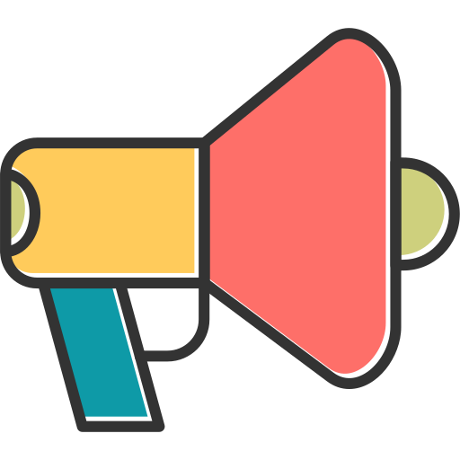 Megaphone Generic Color Omission icon