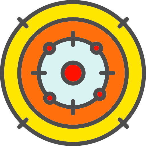 Target Generic Outline Color icon