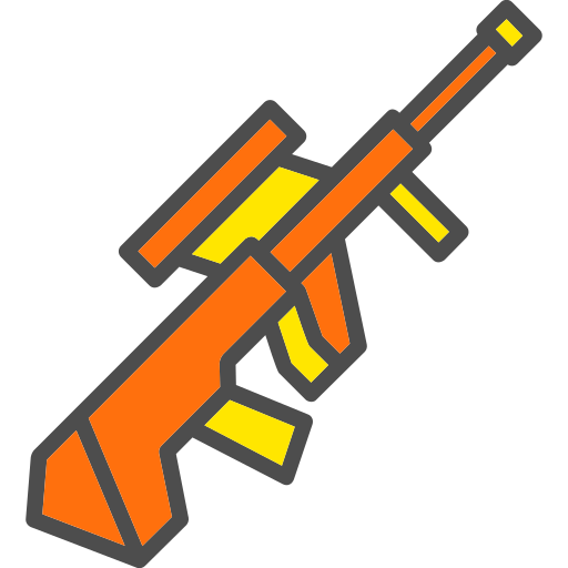 pistolet Generic Outline Color ikona