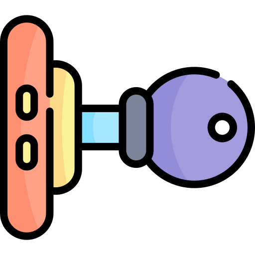 klucz Kawaii Lineal color ikona