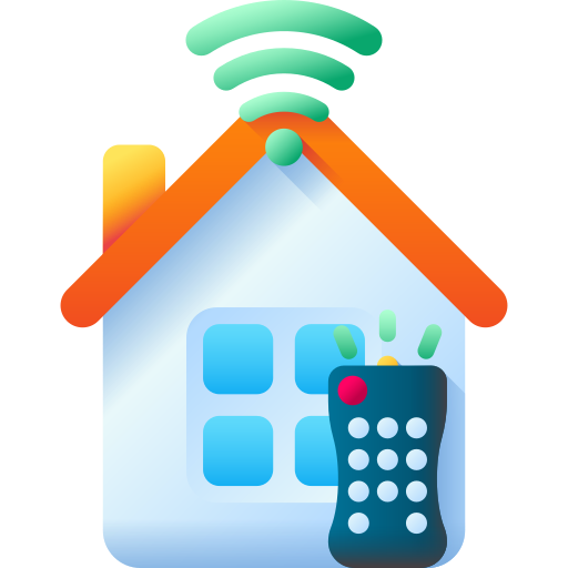 Smart house 3D Color icon