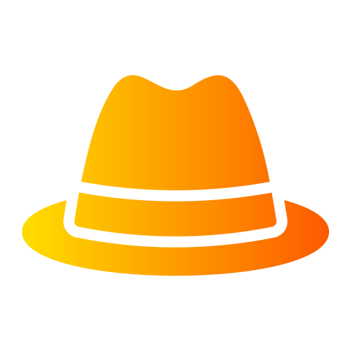 Fedora hat Generic Flat Gradient icon