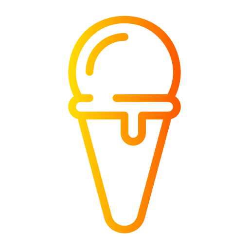아이스크림 콘 Generic Gradient icon