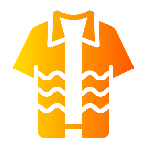 Hawaiian shirt Generic Flat Gradient icon