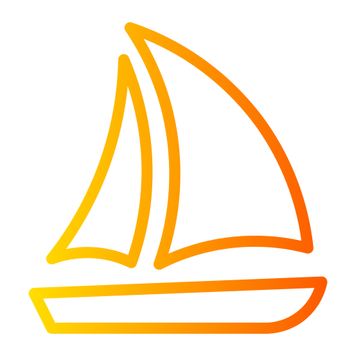 Sailing boat Generic Gradient icon