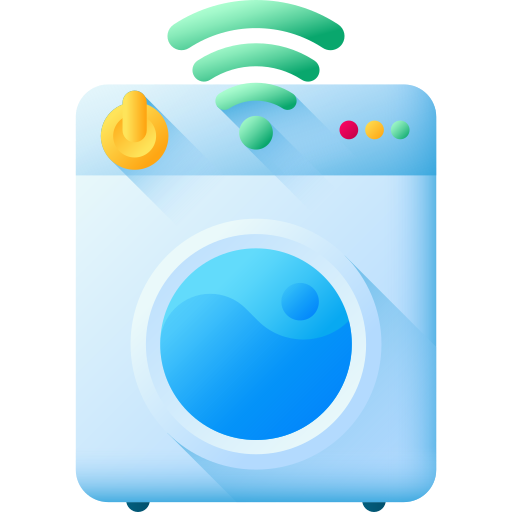 Washing machine 3D Color icon