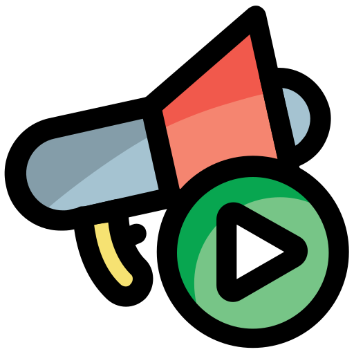 비디오 마케팅 Generic Outline Color icon