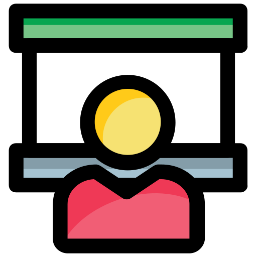 アナリスト Generic Outline Color icon