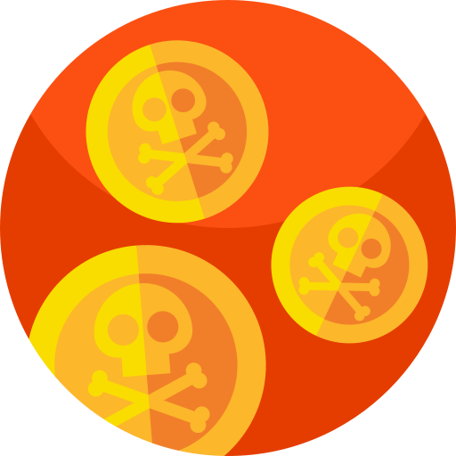 コイン Geometric Flat Circular Flat icon