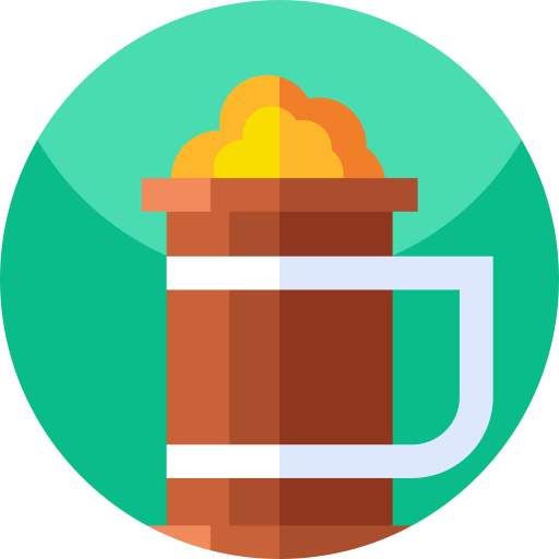 bier Geometric Flat Circular Flat icon