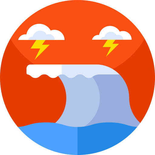 Storm Geometric Flat Circular Flat icon