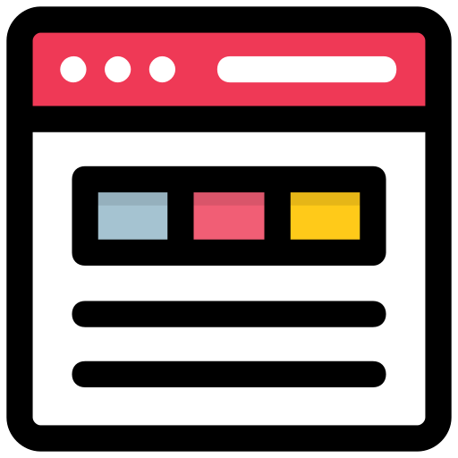 website ontwerp Generic Outline Color icoon