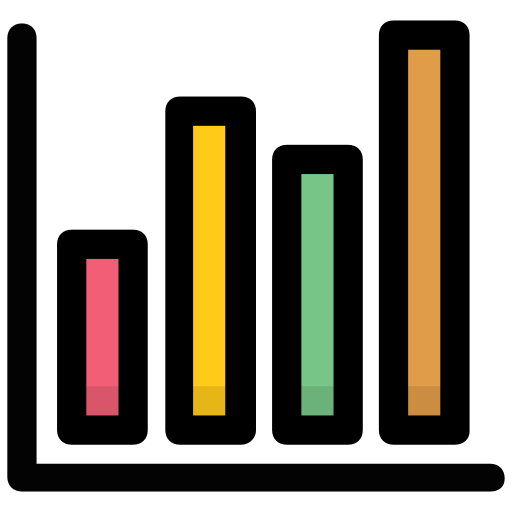 istogramma Generic Outline Color icona