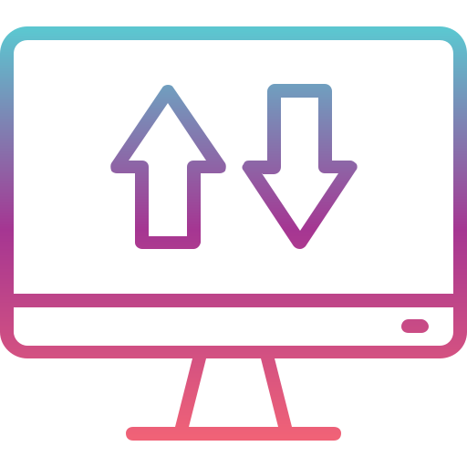 visualizzazione dati Generic Gradient icona