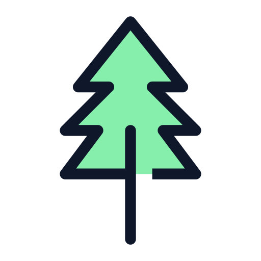 Tree Generic Outline Color icon