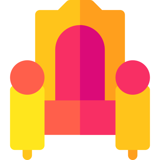 Throne Basic Rounded Flat icon