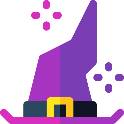 Witch hat Basic Rounded Flat icon