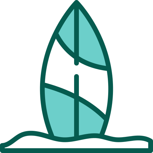 Surfboard Generic Fill & Lineal icon