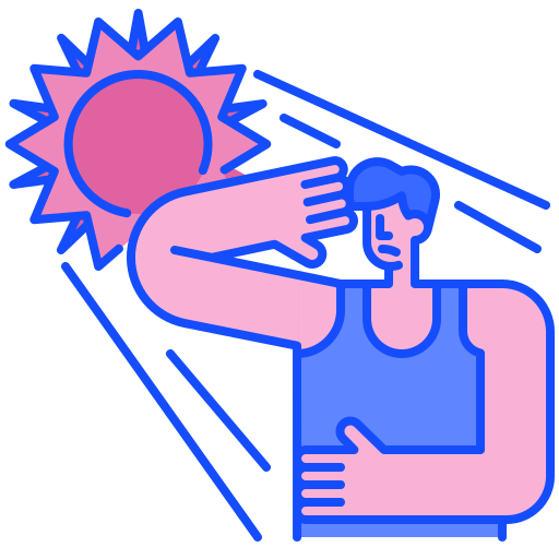 Sun Generic Outline Color icon