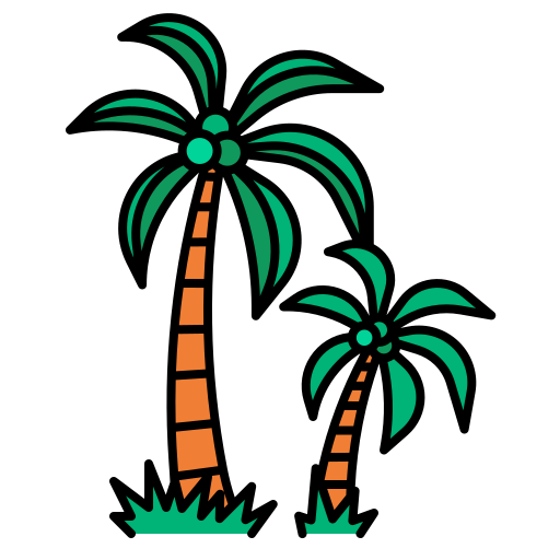 palmeira Generic Outline Color Ícone