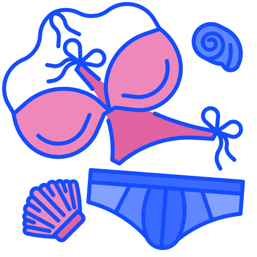 zwemkleding Generic Outline Color icoon