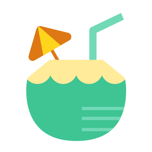 kokosnusswasser Generic Flat icon