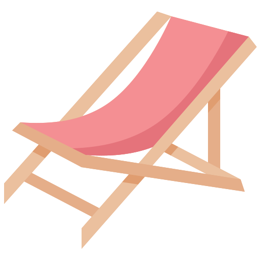 lounge stoel Generic Flat icoon
