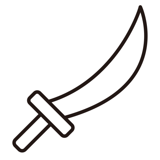 espada Generic Detailed Outline icono