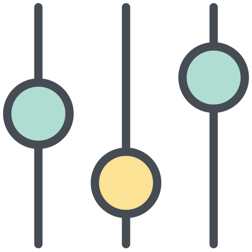 musiksteuerung Generic Outline Color icon