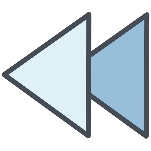 schnell rückwärts Generic Outline Color icon