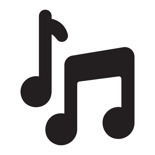 nota musicale Generic Glyph icona