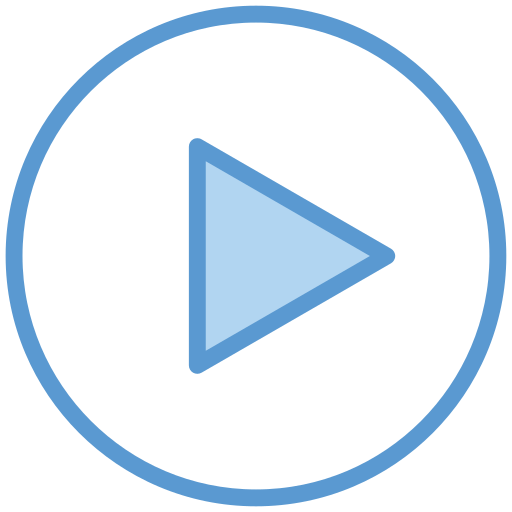 Play button Generic Blue icon