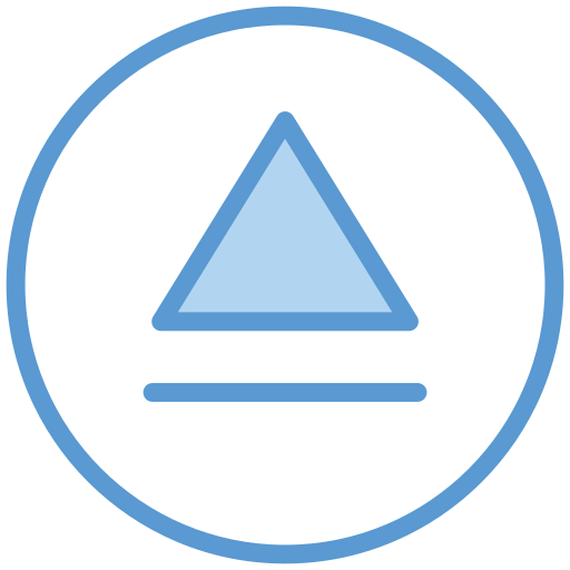 wysuń symbol Generic Blue ikona