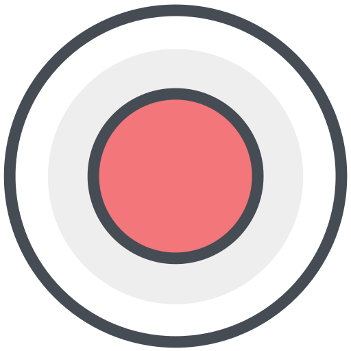 録音ボタン Generic Outline Color icon