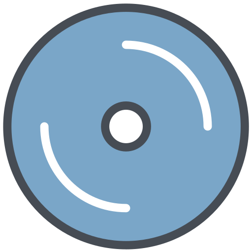 cd 플레이어 Generic Outline Color icon