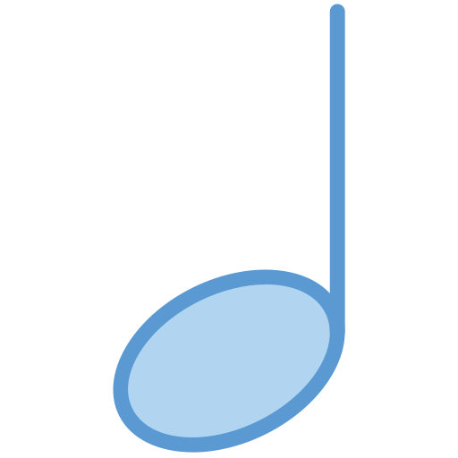音符 Generic Blue icon