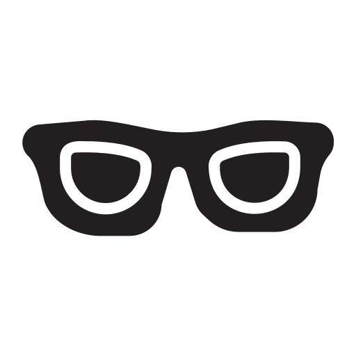 occhiali da sole Generic Glyph icona