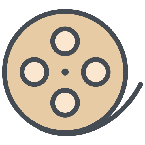 Film roll Generic Outline Color icon