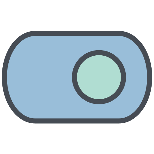 On button Generic Outline Color icon