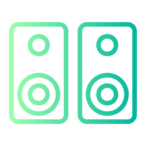 Sound system Generic Gradient icon