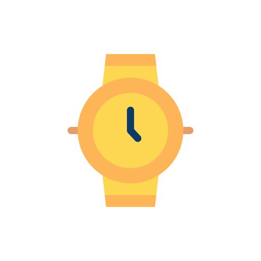 reloj de pulsera Good Ware Flat icono