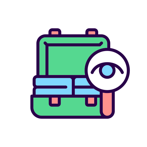 Luggage Generic Outline Color icon