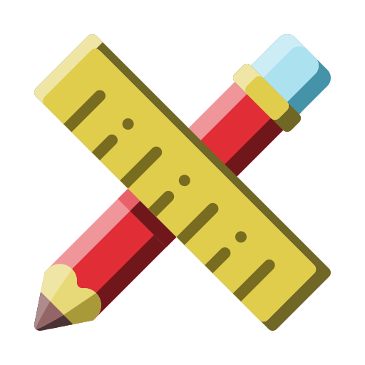 Ruler and pencil Generic Flat icon