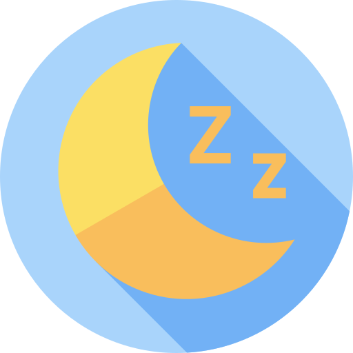 descansar Flat Circular Flat icono