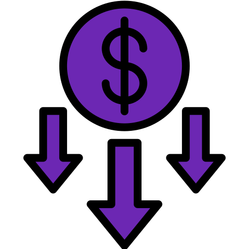 金銭的損失 Generic Outline Color icon